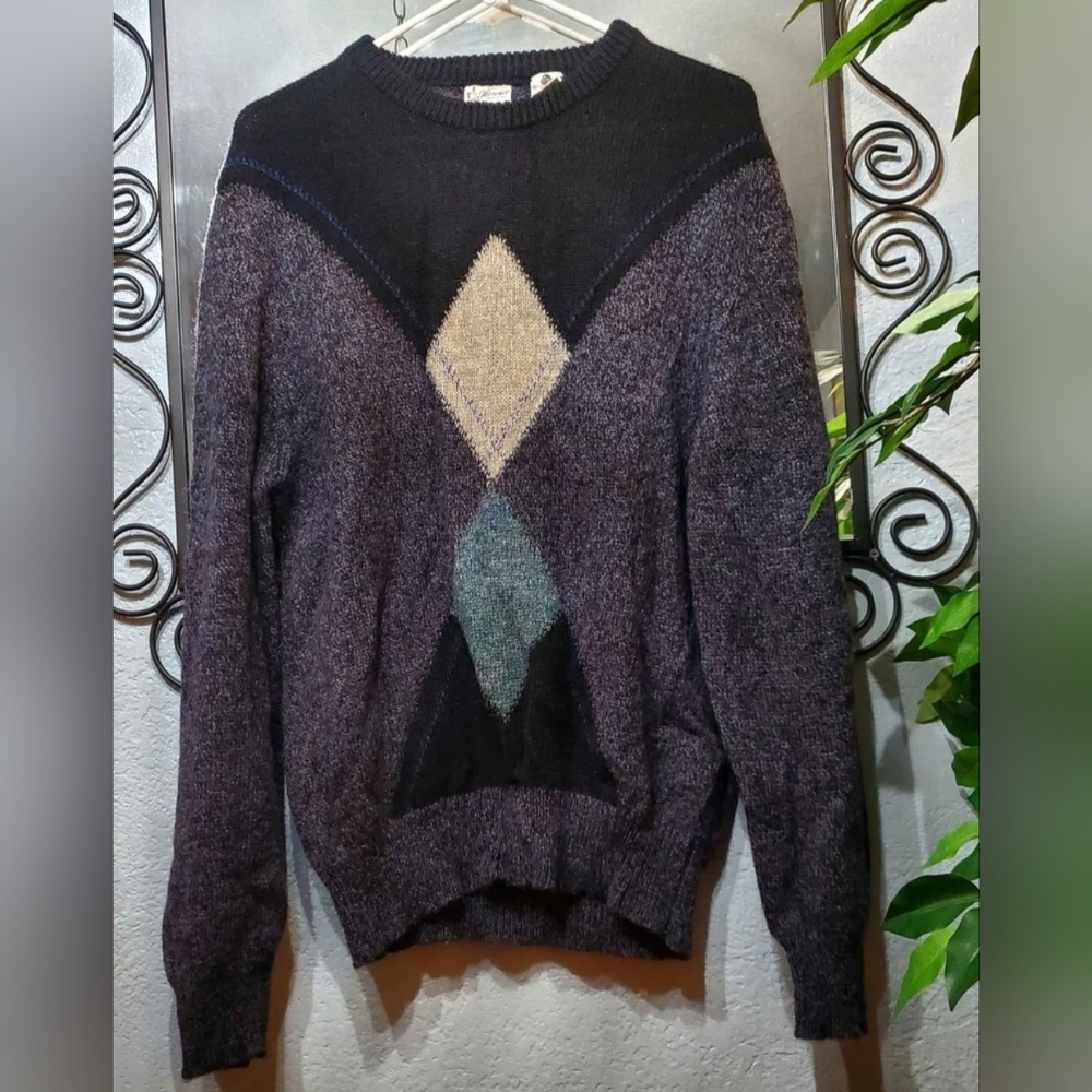 VTG 100% Virgin Wool Maglificio Florence Made In Italy Medium Mens Sweater